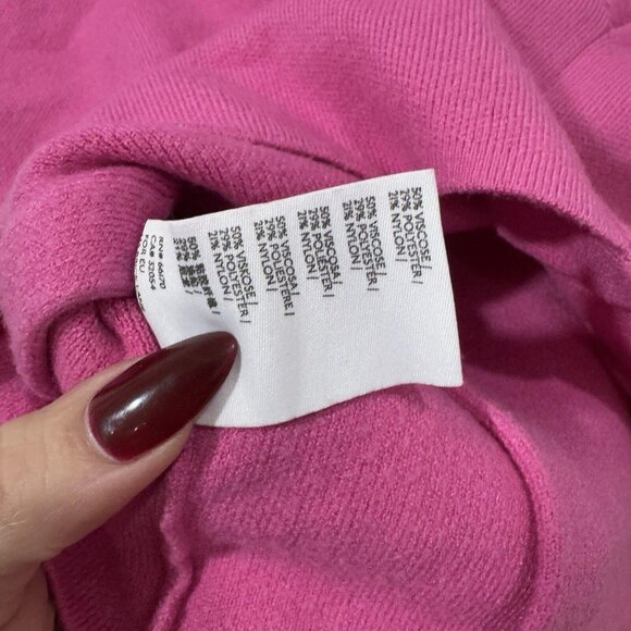 Maeve by Anthropologie Pink pullover Sweater size Xsmall Xs Fitted Cinched - Picture 6 of 6